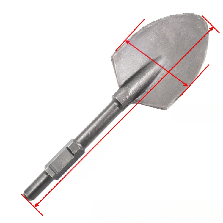 Електрическа кирка, голяма лопата за копаене в бетон, пръст и камък, индустриално качество, серия Каменно длето