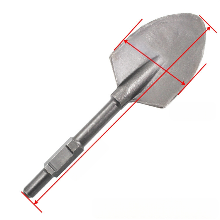 Електрическа кирка, голяма лопата за копаене в бетон, пръст и камък, индустриално качество, серия Каменно длето