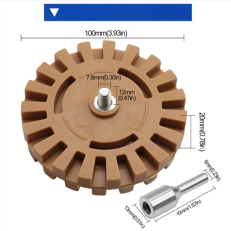 Pneumaatiline kummide eemaldamise ratas auto rehvide poleerimiseks – kumm, Record Work