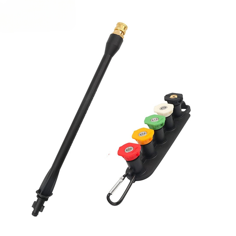 Augstas spiediena tīrīšanas pistole ar 1/4 ātru savienojumu, nylon korpuss, 2600 psi/180 bar, izsmidzināšanas attālums 5 m, svars 0,5 kg, TUTU