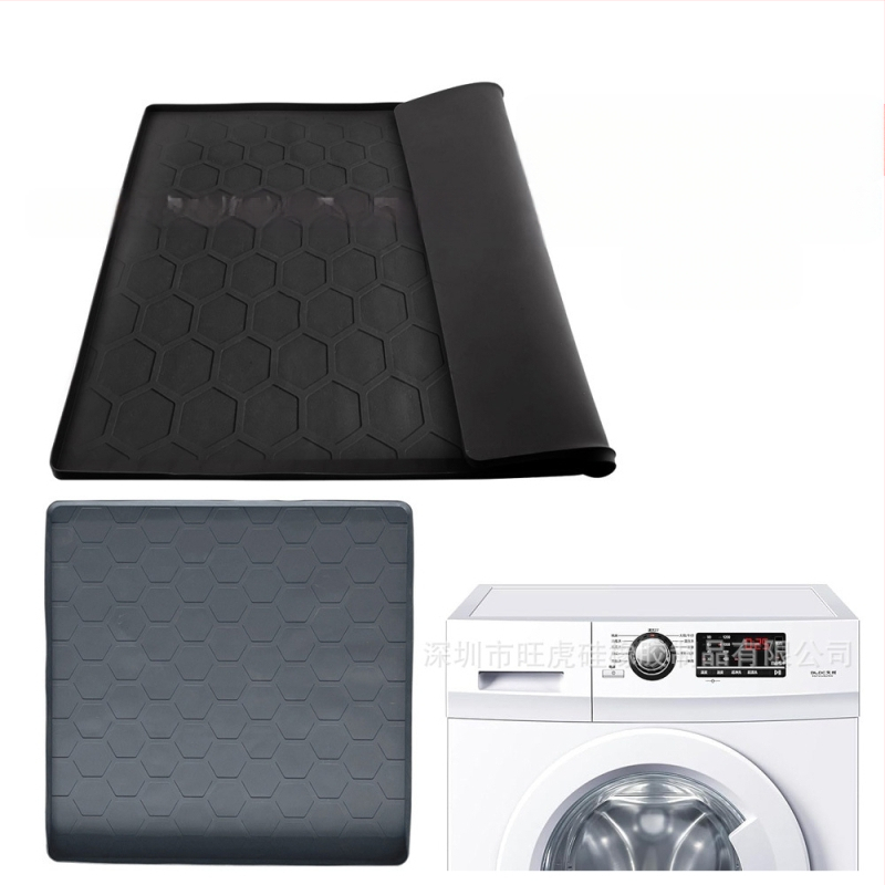 Szilikon alátét hűtőhöz és mosógéphez – négyszögletes, por- és karcolásálló, szivárgásmentes, konyhai használatra, testreszabás elérhető