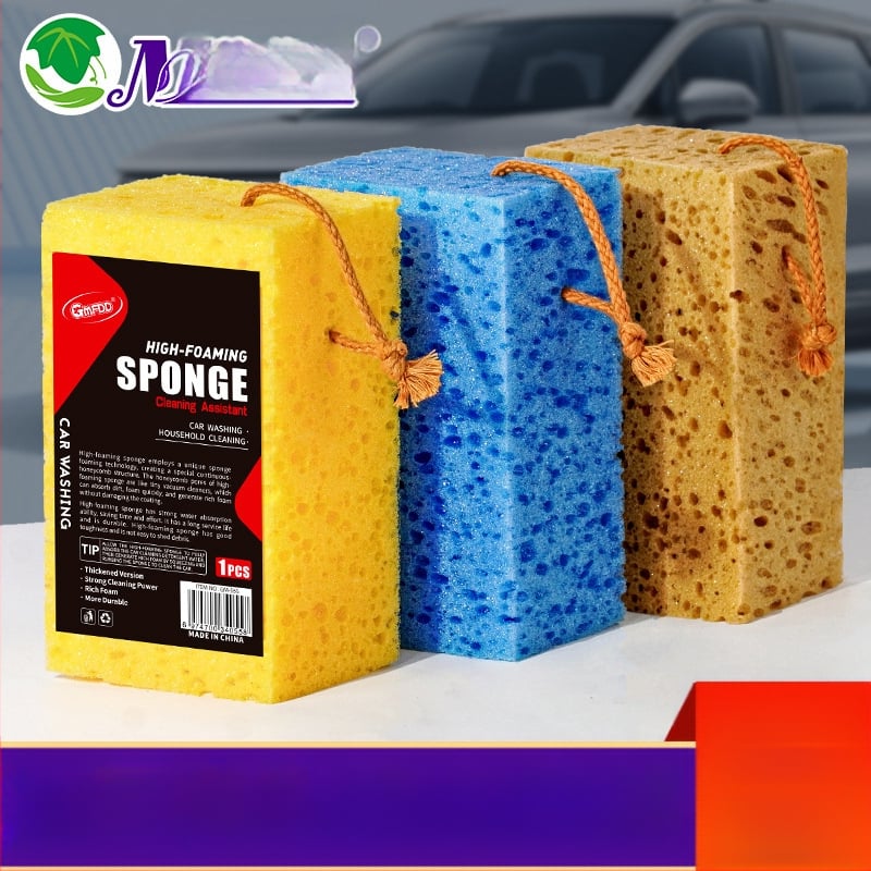 Meiluo Jie Sutręšta didelė putų plovimo kempinė automobiliams – didelis medaus šerdes formos kempinė iš jūros dumbliai, auto valymui