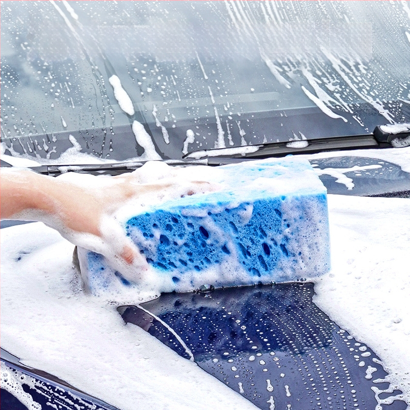 Meiluo Jie Sutręšta didelė putų plovimo kempinė automobiliams – didelis medaus šerdes formos kempinė iš jūros dumbliai, auto valymui