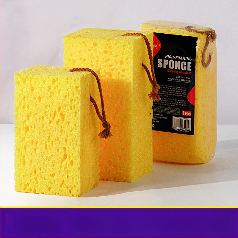 Meiluo Jie Sutręšta didelė putų plovimo kempinė automobiliams – didelis medaus šerdes formos kempinė iš jūros dumbliai, auto valymui