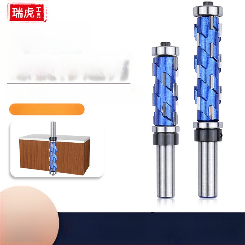 Страничен фрезер за дърво с двойни лагери, спирално подрязване, профилиране на лагерите, кръгла ръкохватка