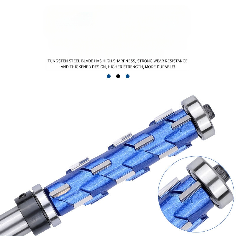 Страничен фрезер за дърво с двойни лагери, спирално подрязване, профилиране на лагерите, кръгла ръкохватка