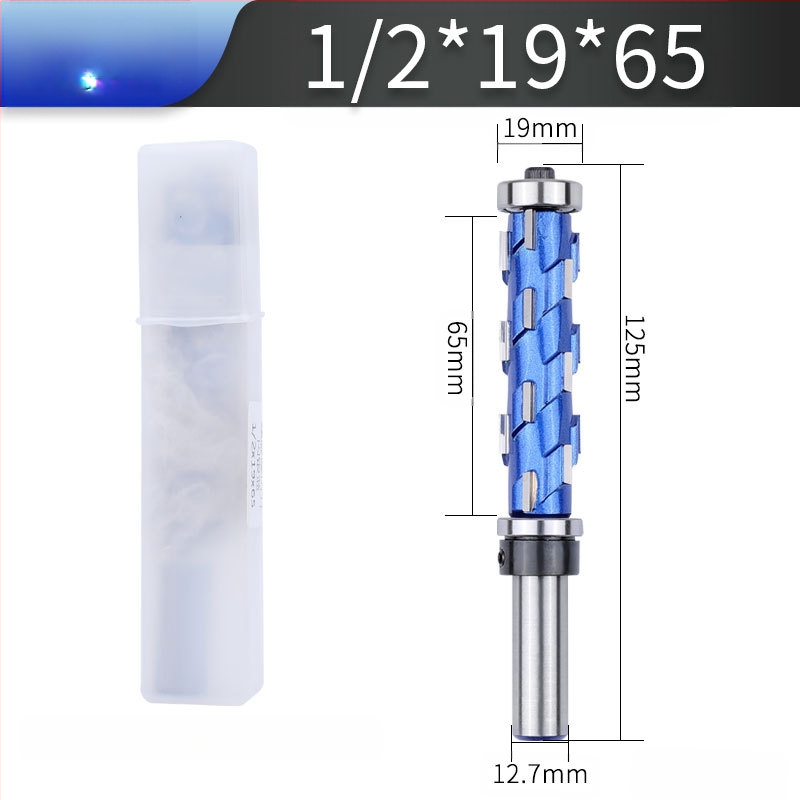 Страничен фрезер за дърво с двойни лагери, спирално подрязване, профилиране на лагерите, кръгла ръкохватка