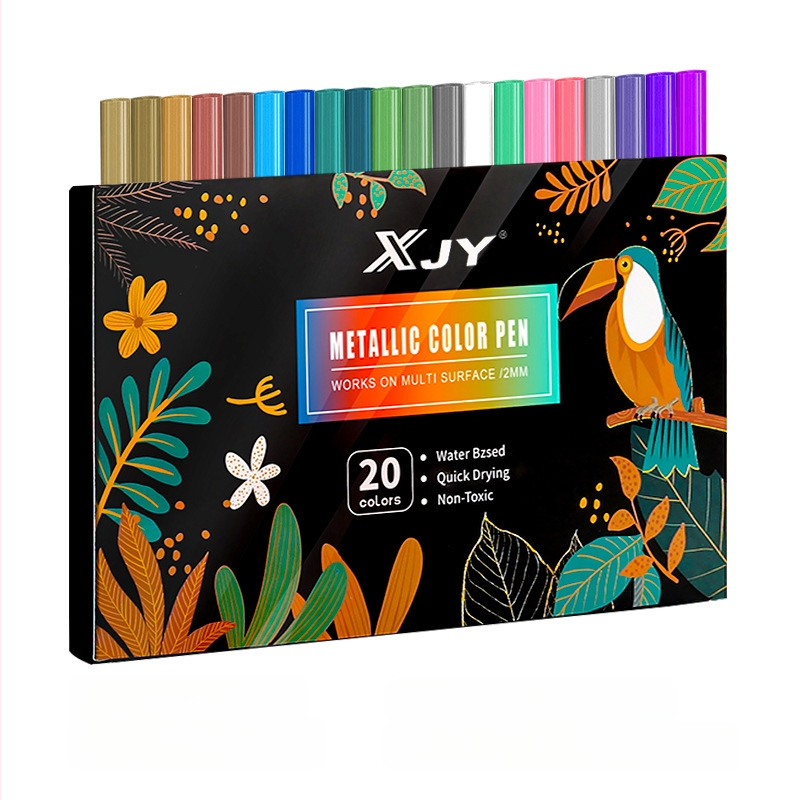 New Simple gyerekeknek szóló akril marker toll – fedhető, vízálló, puha hegye, DIY graffiti és kézi rajzokhoz