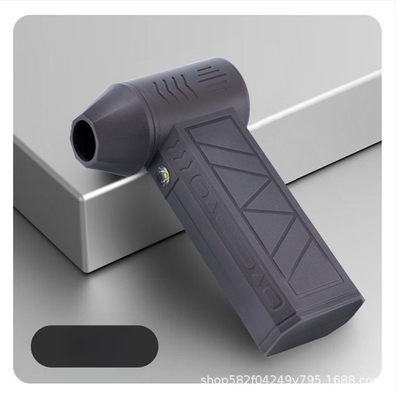 Mini rankinis ventiliatorius su bešepiniu varikliu, įkraunama 4000 mAh baterija, 4 greičio režimai, triukšmas 51–60 dB, svoris 326 g