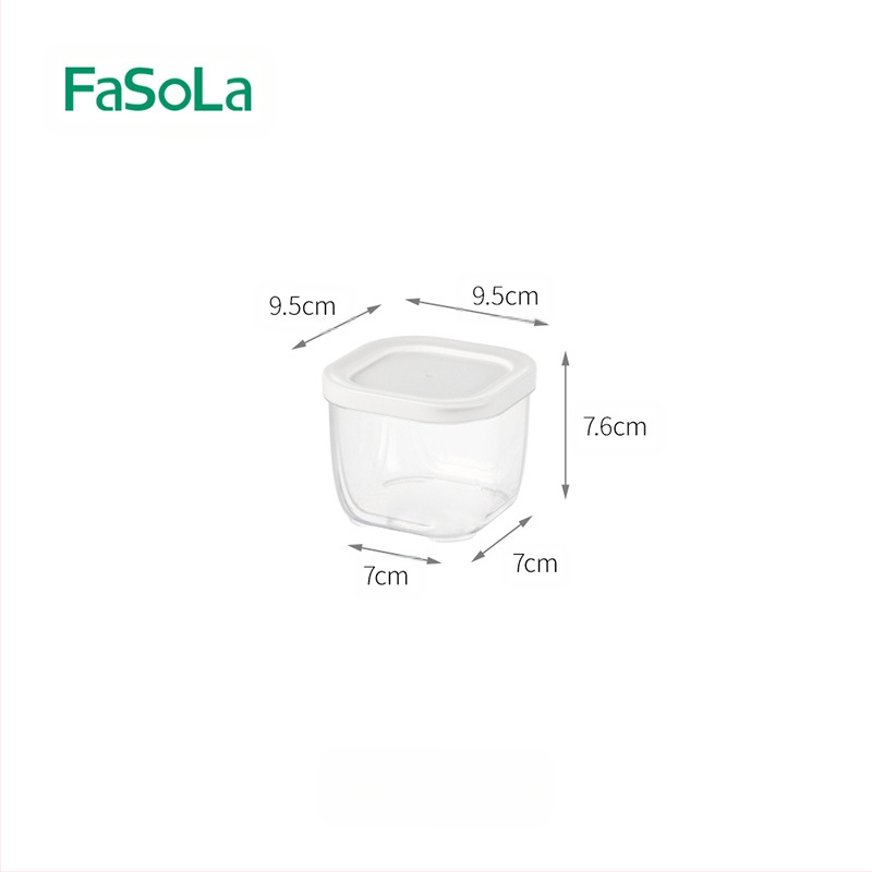 FaSoLa Ilga Saugojimo Dėžė Su Dangteliu – Polietilenas ir Polipropilenas, Virtuvės Organizatorius Prieskonėms, Vaisiams ir Daržovėms