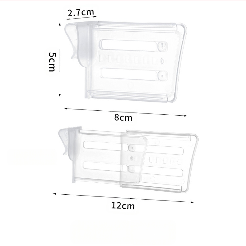 Ρυθμιζόμενο κλιπ διαχωρισμού ψυγείου για πλαϊνή πόρτα, πλαστικό, εγκατάσταση με γάντζο, απλός και μοντέρνος σχεδιασμός, αποθήκευση με πολλά επίπεδα (πάνω από 8 επιπέδων)