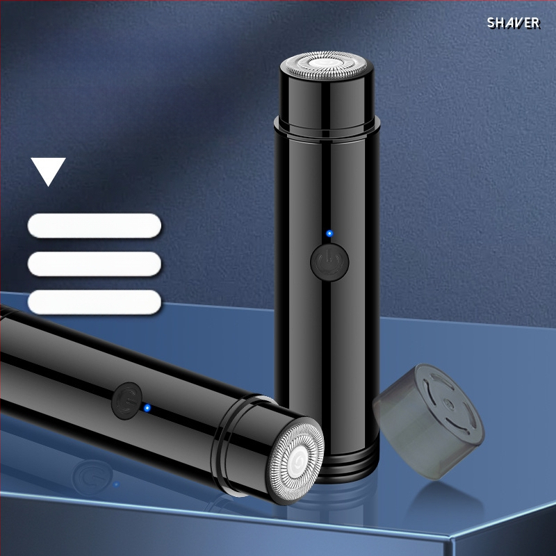 Geelyilai Mini Električni Brijač JLL022 – rotirajuća glava s jednom oštricom, ugrađena baterija 300–500 mAh, trajanje rada preko 60 minuta, glava se može ukloniti i isprati