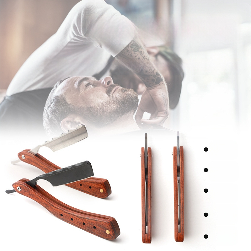 CestoMen Χειροκίνητο Αναδιπλούμενο Ξυριστικό με Βάση/Στήριγμα, Vintage Κλασικός Σχεδιασμός, Λεπίδα Δεν Περιλαμβάνεται