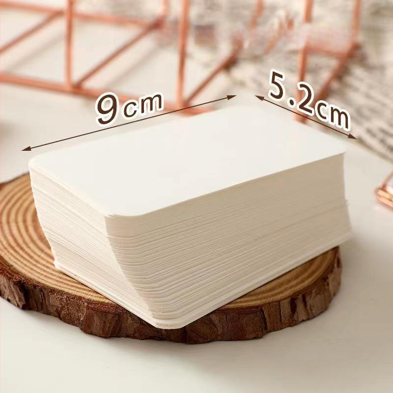 DIY графити карти за писане — 100 празни карти от крафт картон с английски думи