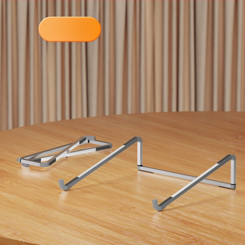 Suport desktop din aliaj de aluminiu pentru notebook și tabletă, pliabil, cu ridicare și răcire