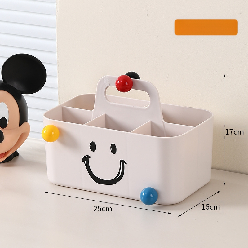 Десктоп органайзер за козметика и канцелария | модел 1417, PS материал, капацитет 2 л, японски стил, сортиране