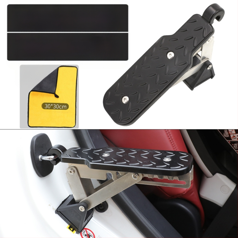 Стъпало за врата на автомобила, сгъваем покривен багажник – алуминиева сплав, Lion Tourui