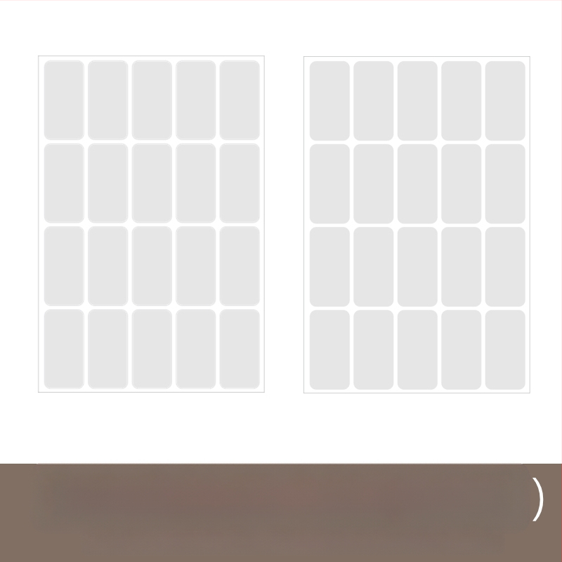 Αυτοκολλητή οθόνη κουρτίνας για παράθυρα και πόρτες με διπλής όψης Velcro και χαλάκι δαπέδου