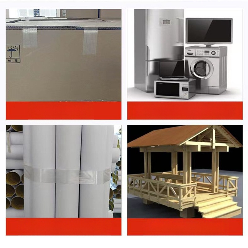 Stikla šķiedras lente – augsta viskozitāte, režģveida raksts, substrāts: šķiedra, līmēšanas sistēma: karstās kausēšana, biezums 0,14 mm, viskozitāte 600 N/m