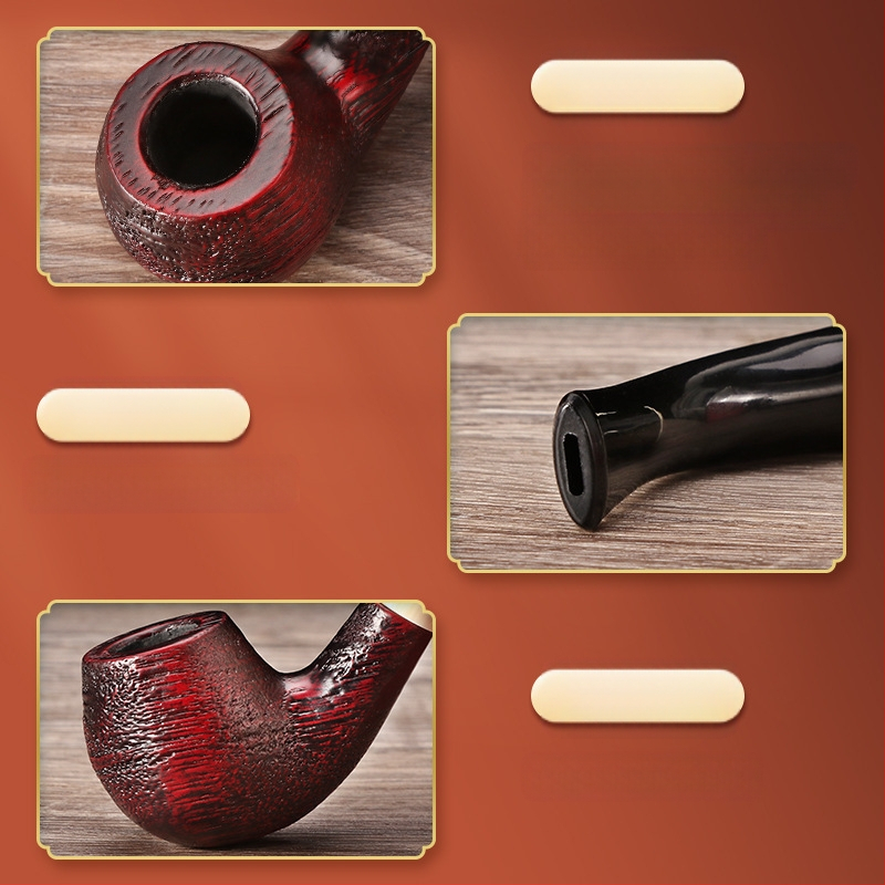 Pīpe no mahagonija, zīmols Funteng, izcelsme Zhejiang