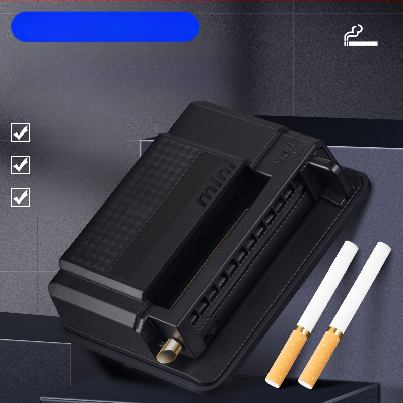 Rokas cigarešu vērēja mašīna ar push-pull mehānismu, 8,0 mm kalibrs, mājas lietošanai, pusautomātiska, ar logotipu