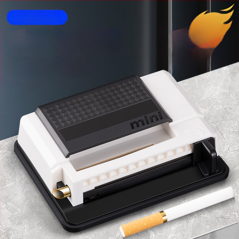 Rokas cigarešu vērēja mašīna ar push-pull mehānismu, 8,0 mm kalibrs, mājas lietošanai, pusautomātiska, ar logotipu