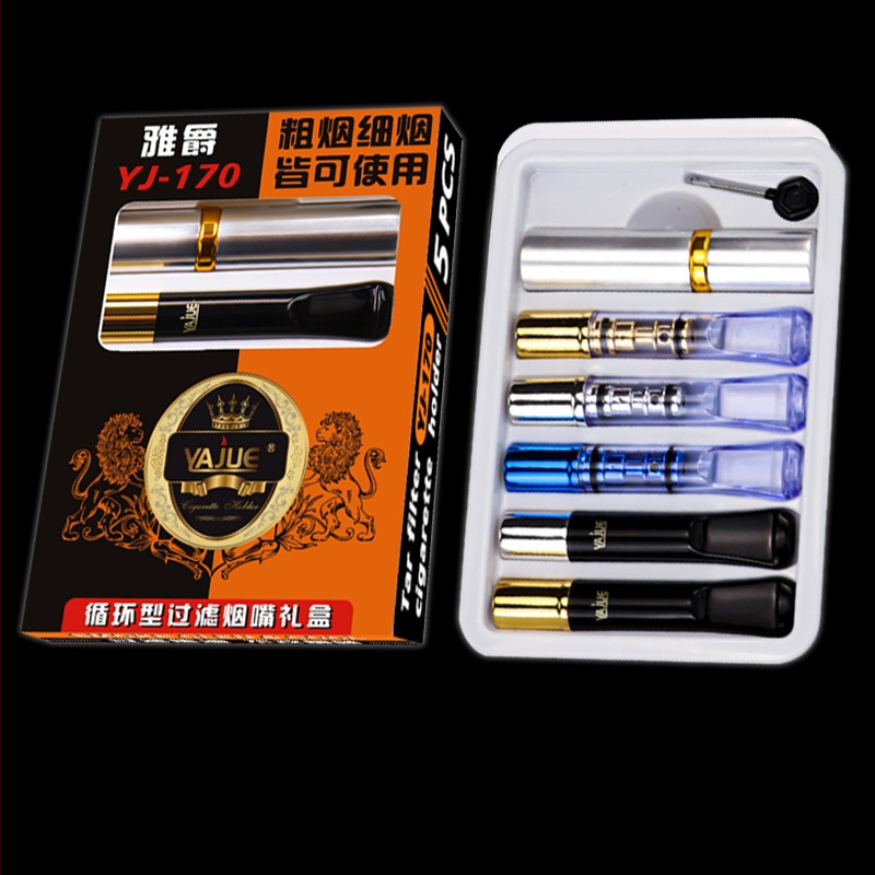 Cigarešu turētājs ar filtru, Arjue YJ-170, plastmasas, vienkāršs stils