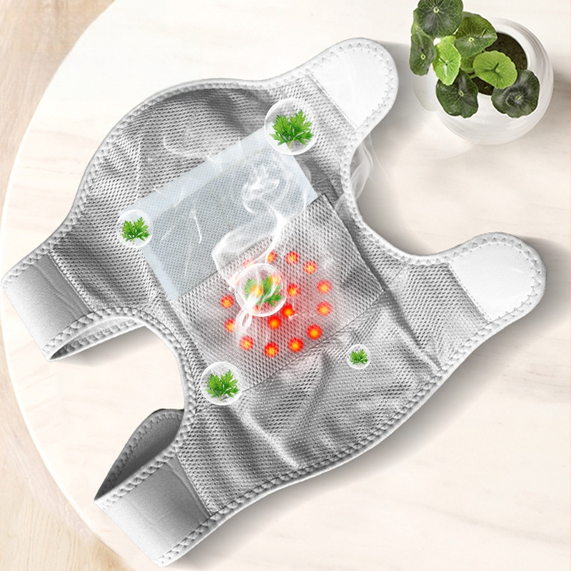 Masažer za koljeno s električnim zagrijavanjem i masom u četiri zone, inteligentna kontrola temperature, odvojiva kontrolna jedinica | 5V, 7W, 40–60°C