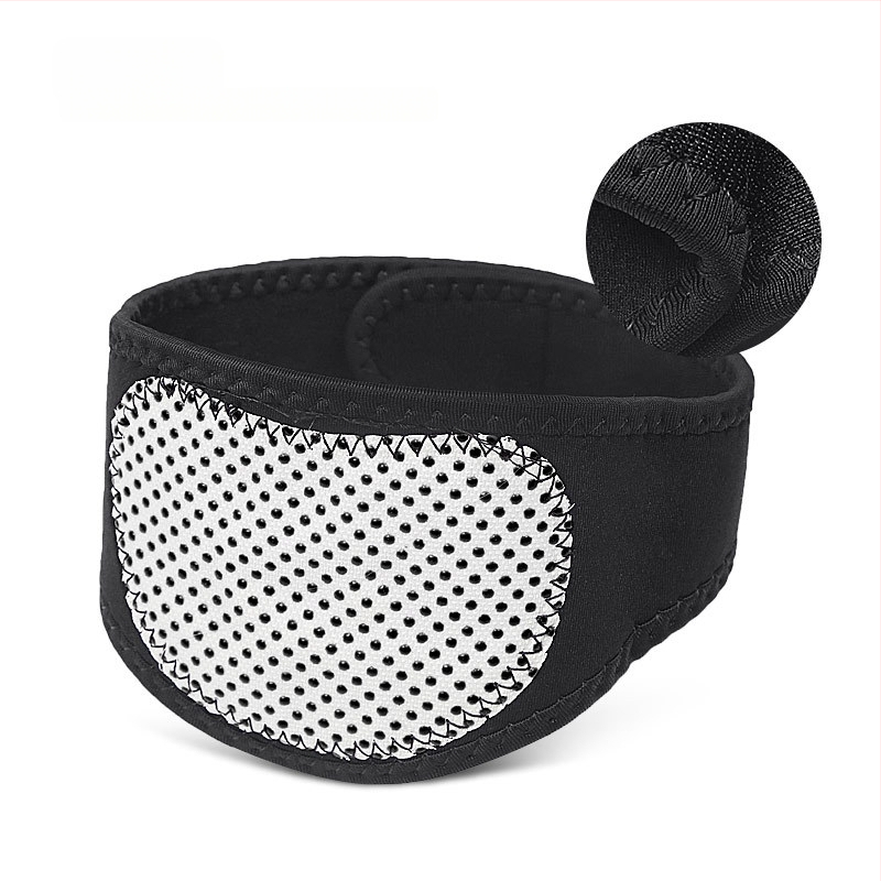 Защита за шията със самонагряване и магнитни камъни, Velcro лента, ветроустойчива