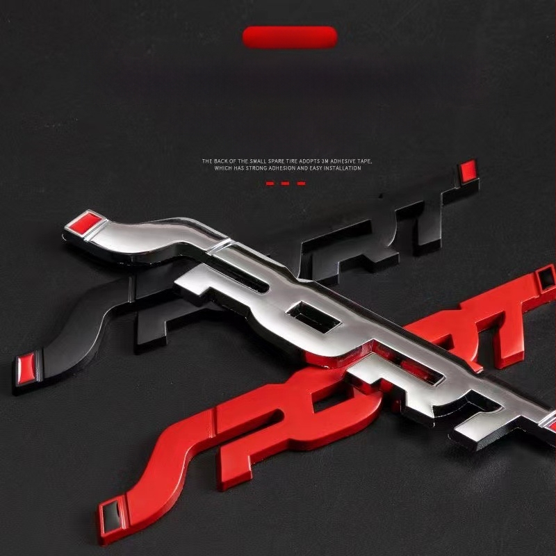 Crazy Yao 3D SPORT karosszéria matricák | anyag: 3D stereó matricák, minta: SPORT, telepítés: ragasztás, típus: karosszéria matricák