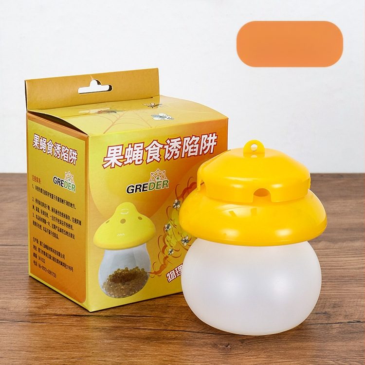 Vaisių musių gaudyklė su lipniąja gaudykle, namų naudojimui; kieta forma; pritaikomas modelis; mikrotoksiškumas