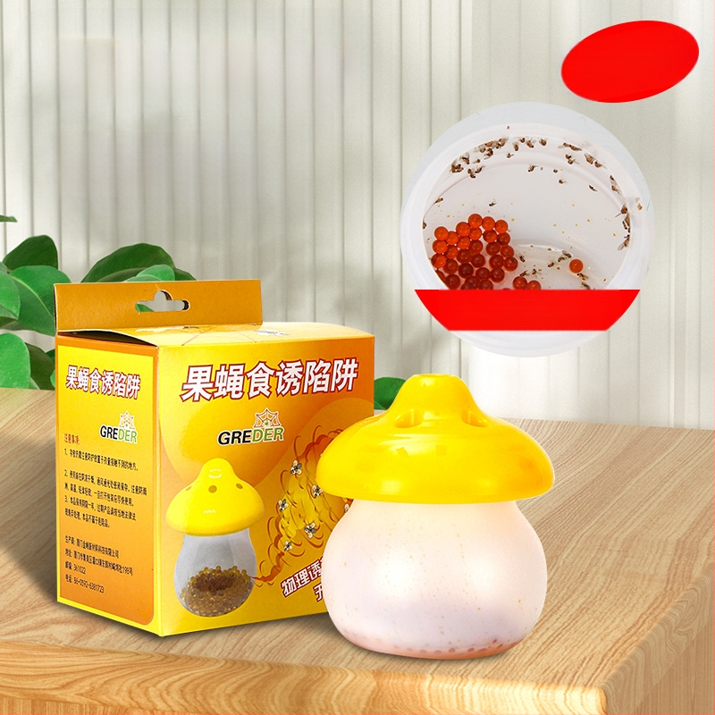 Vaisių musių gaudyklė su lipniąja gaudykle, namų naudojimui; kieta forma; pritaikomas modelis; mikrotoksiškumas