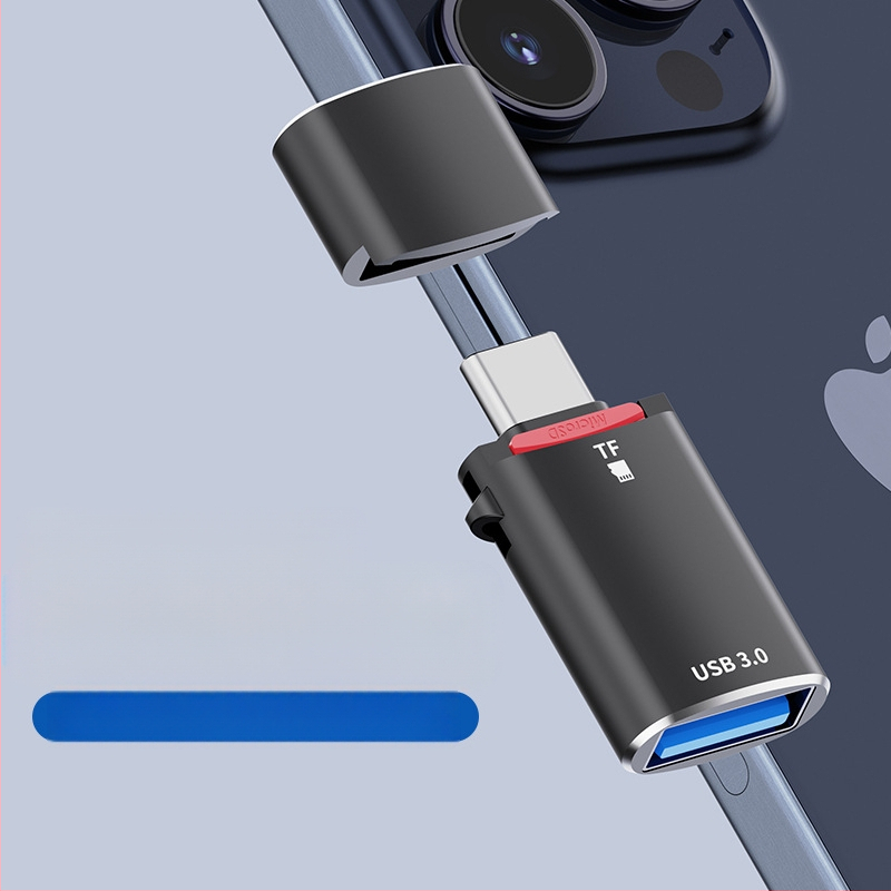 HCM Type-C 3.0 OTG USB 3.0 четец за TF карти за телефони и компютри