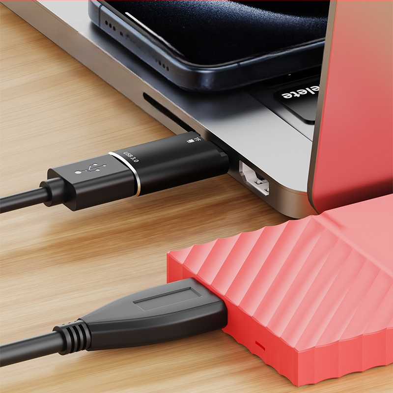 HCM Type-C 3.0 OTG αναγνώστης καρτών TF USB 3.0 για κινητά και υπολογιστές