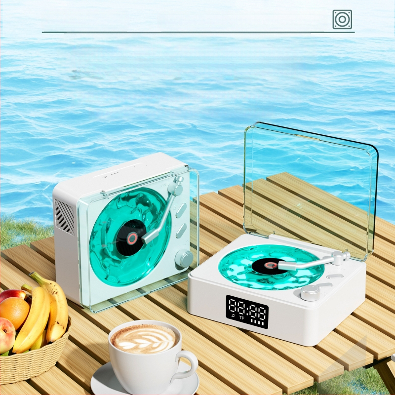 Λαμπτήρας Bluetooth με ενσωματωμένη μπαταρία και ηχείο — επιτραπέζιο φωτιστικό ατμόσφαιρας, ήχος υψηλής πιστότητας