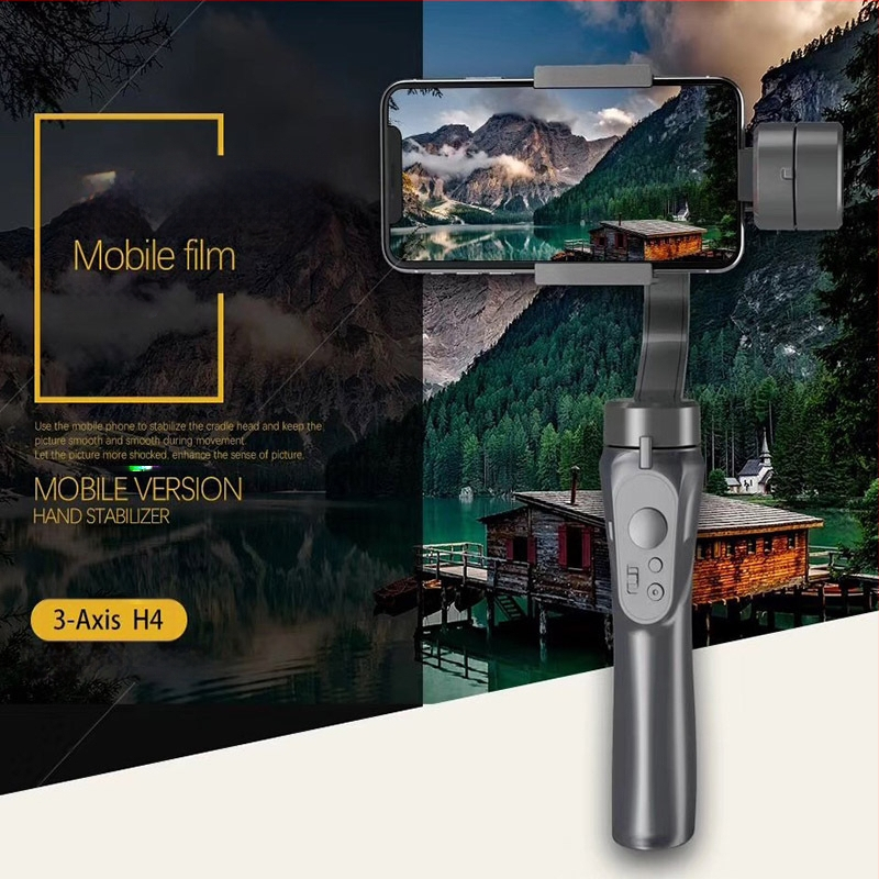 F6 trijų ašinių rankinis išmaniojo telefono stabilizatorius su Bluetooth, vibracijų stabilizavimas, išmanus sekimas