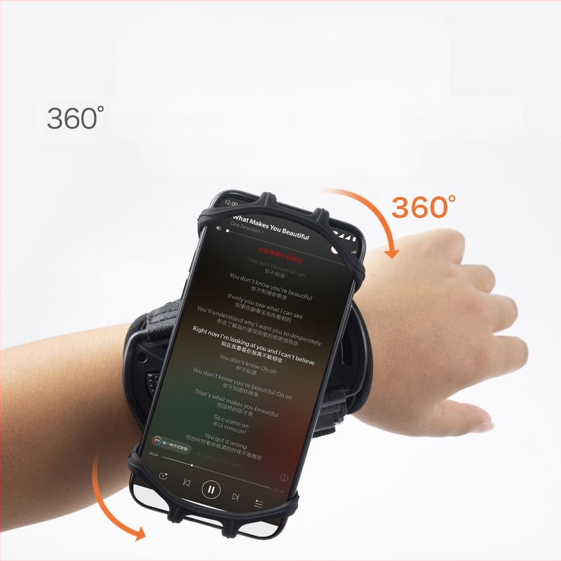 Silikónový športový držiak na zápästie pre telefón – podpora prispôsobenia – OEM značka – všeobecný štýl