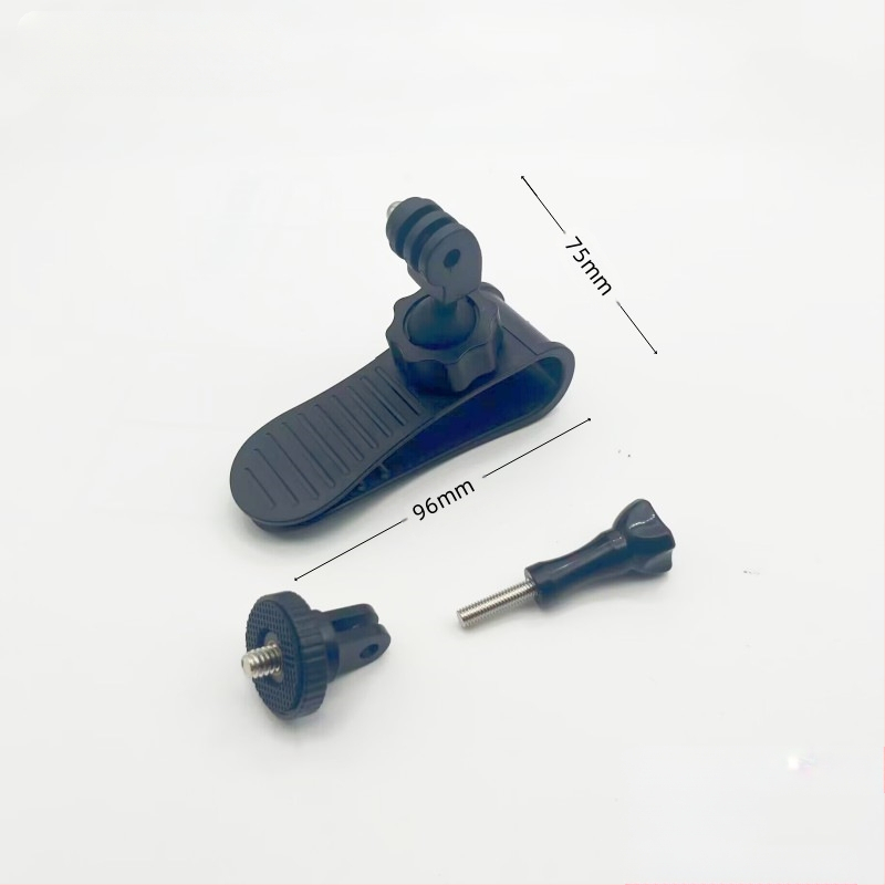 Montură pentru vizorul auto pentru camere de acțiune — GP20, ABS, compatibilitate generală, poate fi adăugat logo-ul