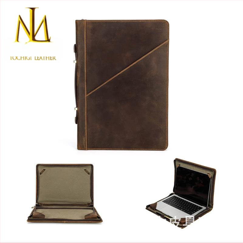 Nešiojamojo kompiuterio krepšys iš tikros odos, suderinamas su MacBook Air ir kitais nešiojamuosiais