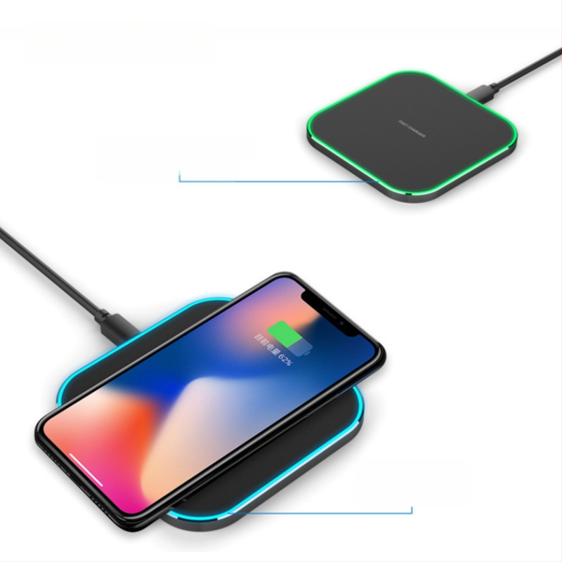 MagSafe ασύρματος φορτιστής — τετράγωνος επιτραπέζιος σχεδιασμός, 15W, PD, Type-C, αλουμινένιο κράμα