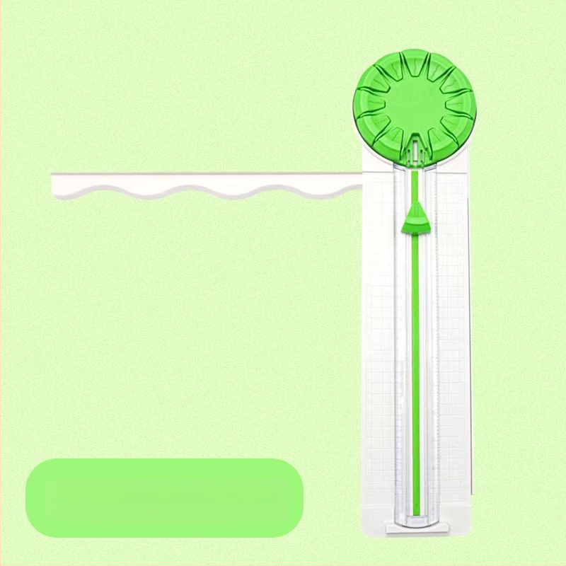 PT-001G 12-σε-1 συρόμενο μικρό πλαστικό κοπτικό χαρτιού για χειροποίητα ημερολόγια