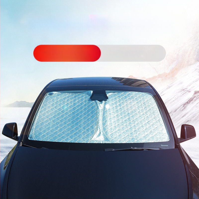 Μπροστινή κουρτίνα σκίασης για Tesla Model Y/3 — έξι στρώσεις θερμομονωτικής προστασίας, πολυεστερική ίνα, εγκατάσταση με αγκράφα, δυνατότητα προσαρμογής