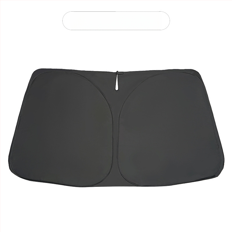 Μπροστινή κουρτίνα σκίασης για Tesla Model Y/3 — έξι στρώσεις θερμομονωτικής προστασίας, πολυεστερική ίνα, εγκατάσταση με αγκράφα, δυνατότητα προσαρμογής
