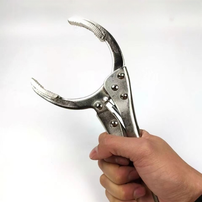 Кламп-стайл ключ за филтър на масло за автомобилна поддръжка, инструмент за демонтаж/монтаж на филтър, марка KUNTAI, тегло 0.5