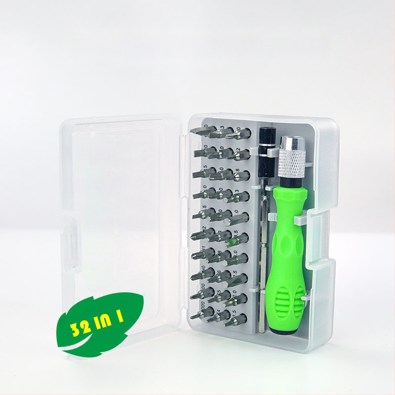 Jianuo Hardware 32-в-1 многофункционален комплект отвертки за телекомуникационна поддръжка, стомана хром-ванадий