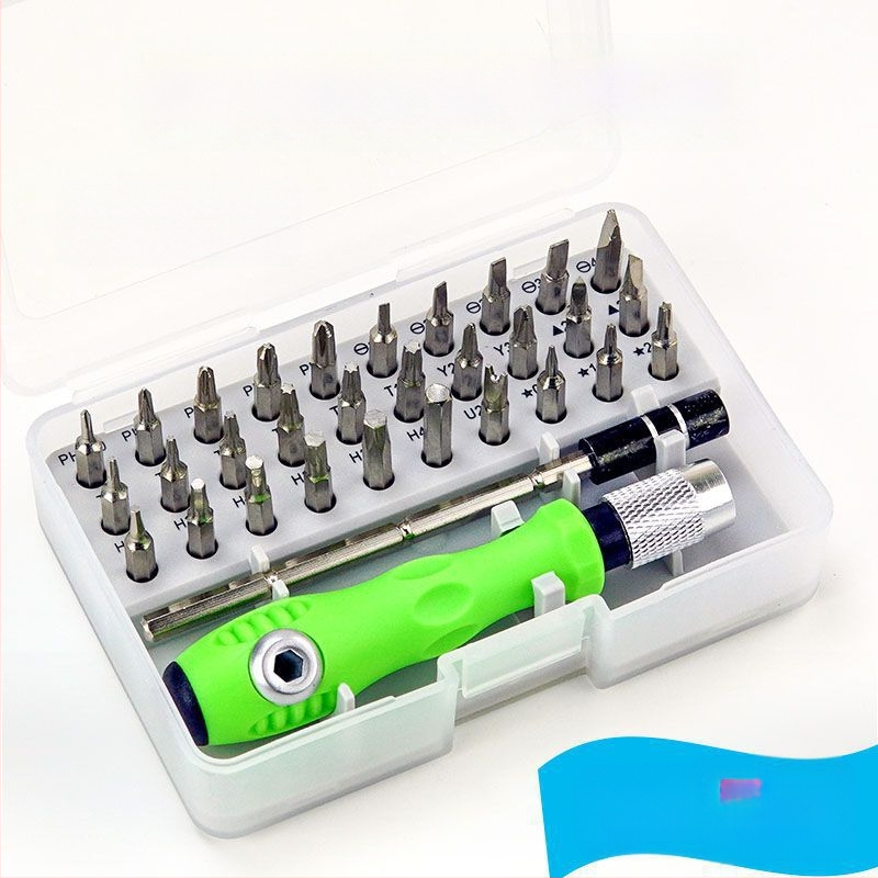Jianuo Hardware 32-в-1 многофункционален комплект отвертки за телекомуникационна поддръжка, стомана хром-ванадий