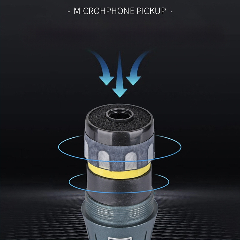 Ενσύρματο δυναμικό μικρόφωνο για KTV, συνεδριάσεις και οικιακή χρήση — εύρος 30 Hz–15 kHz, SNR ≥95 dB, μοντέλο 001