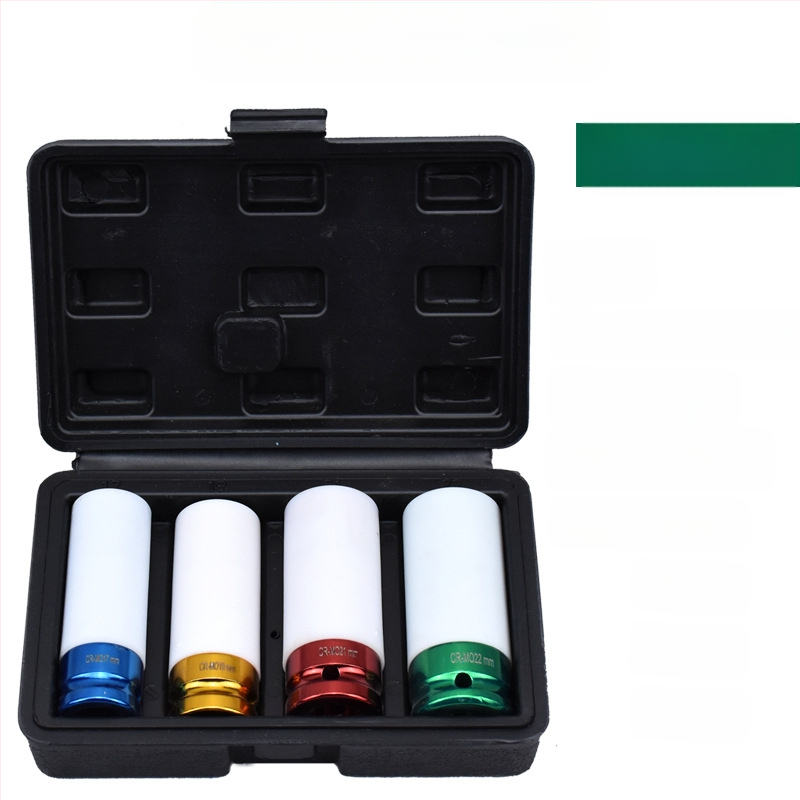 Защитни маншети за гуми, комплект от 3 части – метрични, високовъглеродна стомана, полирано хромирано покритие, накрайник с единичен профил