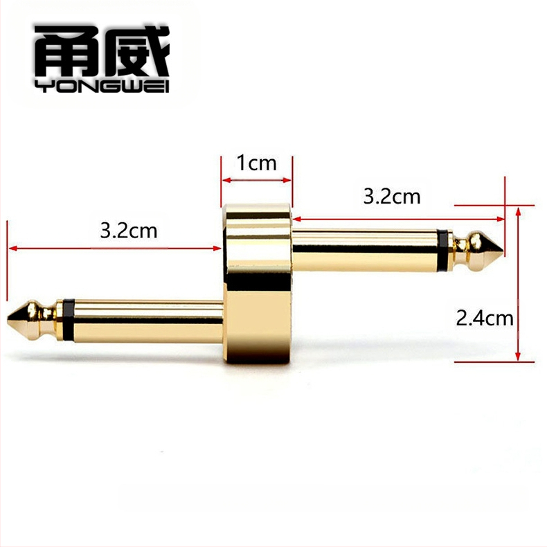 Συνδετήρας εφέ κιθάρας Yuwei, ROHS πιστοποιημένο, από -30°C έως +80°C, ήχος/βίντεο βύσμα