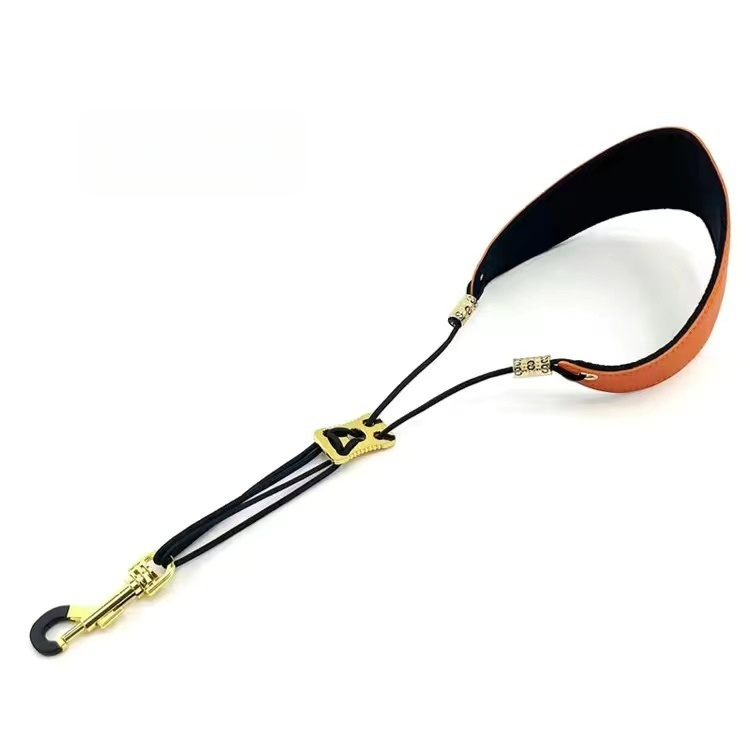 Saksofono kaklo diržas, modelis 01, medžiaga Cortex, prekės ženklas Golden Sound